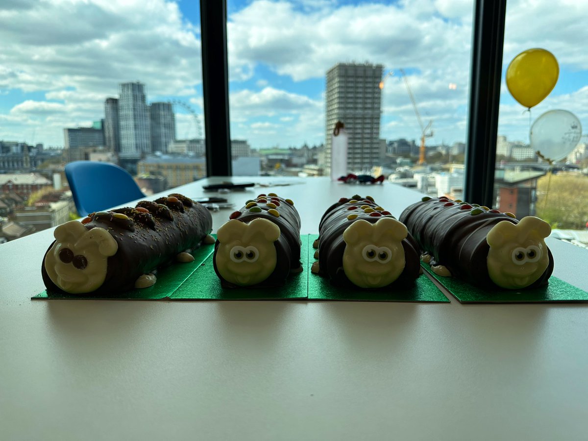 SimonK_LDN's tweet photo. Celebrating @CivicaUK’s 21st birthday the way every birthday should be, with Colin the Caterpillar cake https://t.co/hERwUChpV6