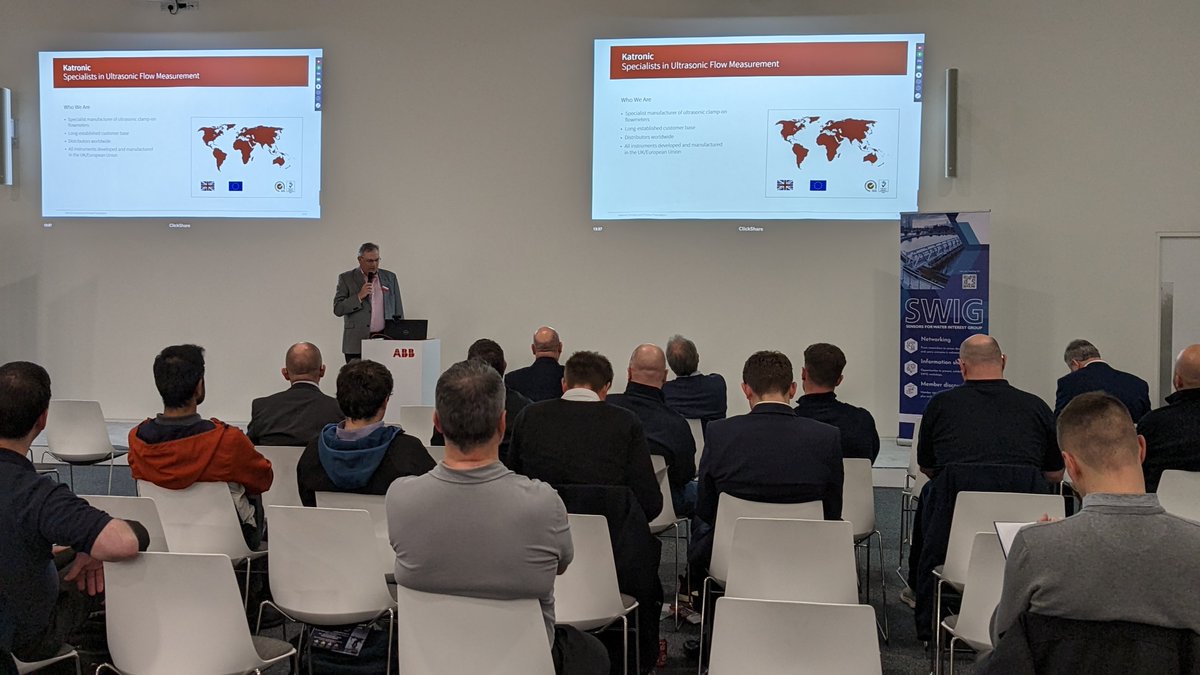 Katronic_UK's tweet photo. #Katronic had an amazing time at the SWIG @WaterSensors event in Milton Keynes. We presented on the critical role of installation quality in achieving accurate flow measurements at the Operation and Maintenance of Sensors workshop.
#SWIGevent #flowmeasurement #waterindustry https://t.co/sccN24ilDy