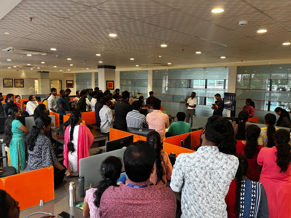 humantechnology's tweet photo. Excited to share a few moments of a Team Achievement Award to celebrate the completion of one of our critical and important releases!
#customeranalytics #teamachievementawards #happyemployees #qualityoutput #impressedclient #customeranalyticslife https://t.co/SHX4RtkIqR