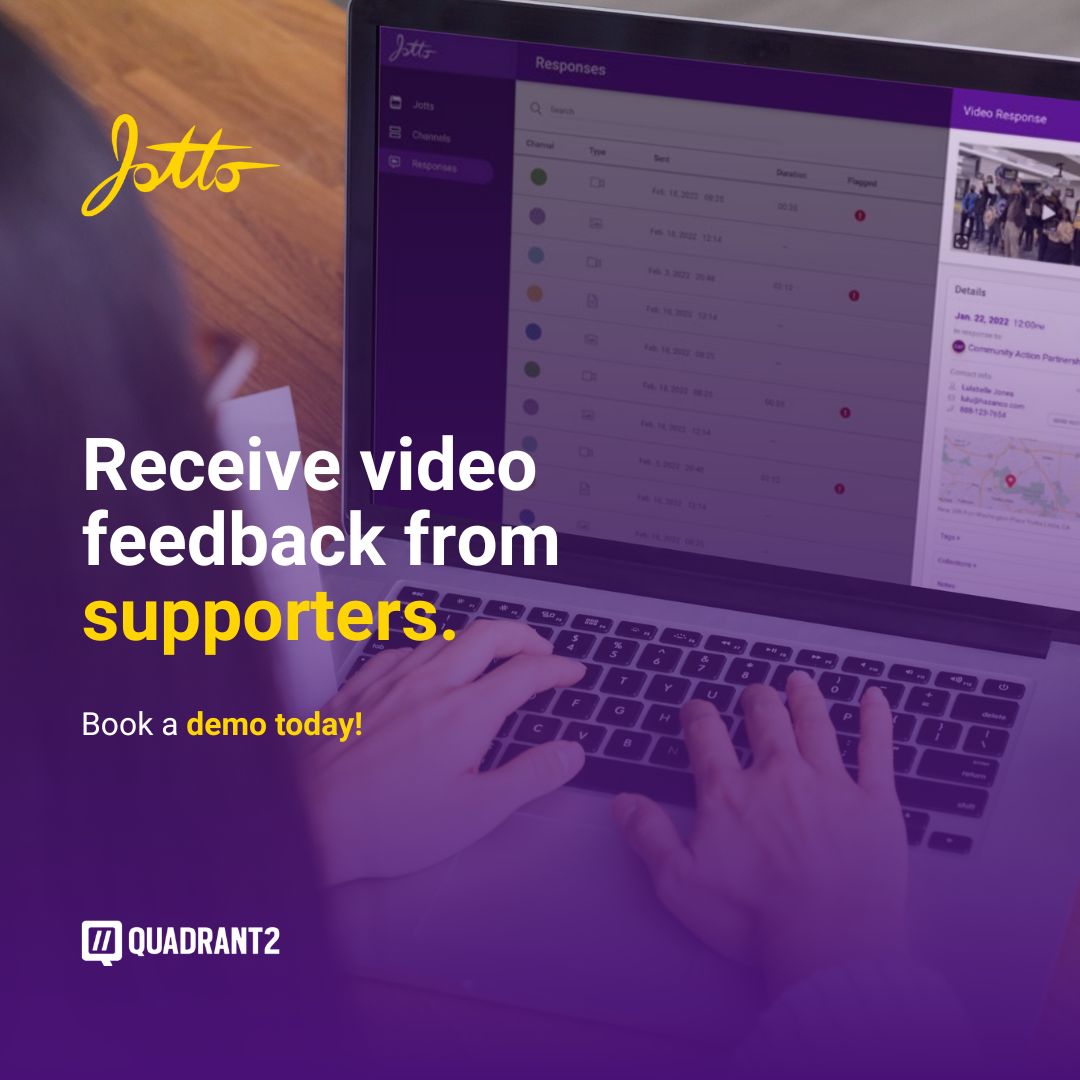 jotto_video's tweet photo. JOTTO BENEFITS for Non-Profit Organizations
 
With Jotto, NGOs can reach #prospective audiences and receive video #feedback from their supporters!  Sharing impactful stories and calls to action through #video has become essential for any successful NGO strategy.  
#NGO https://t.co/XKqzOUVhUi