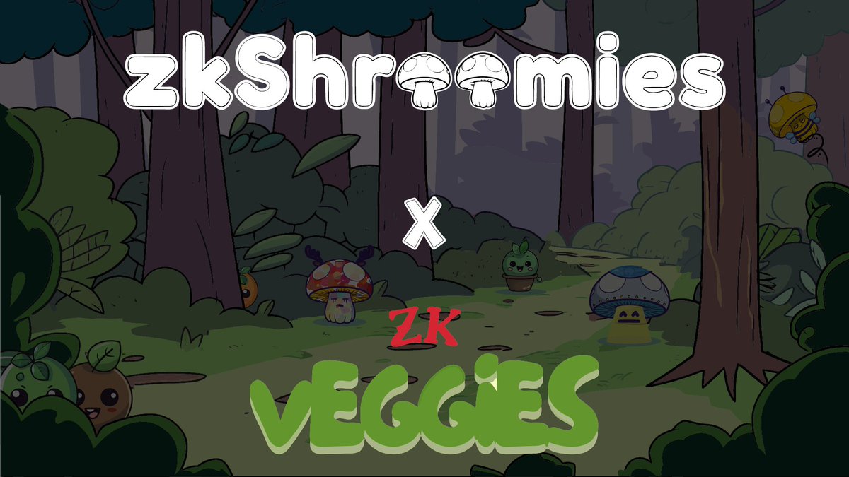 zkShroomies 🍄 (@zkshroomies) on Twitter photo 🍄🥦 zkShroomies x zkVeggies 🥦🍄
We're excited to announce our collab with <a href="/zkveggies/">zkVeggies🥦</a>!
To celebrate, we're giving away 15 WL spots of their free mint collection!🥳
To enter:
Follow <a href="/zkshroomies/">zkShroomies 🍄</a> & <a href="/zkveggies/">zkVeggies🥦</a>
RT this tweet
Tag 2 frens
48 HOURS⏰
#zksync #zkSyncEra #Giveaway 🍄🥦 zkShroomies x zkVeggies 🥦🍄
We're excited to announce our collab with <a href="/zkveggies/">zkVeggies🥦</a>!
To celebrate, we're giving away 15 WL spots of their free mint collection!🥳
To enter:
Follow <a href="/zkshroomies/">zkShroomies 🍄</a> & <a href="/zkveggies/">zkVeggies🥦</a>
RT this tweet
Tag 2 frens
48 HOURS⏰
#zksync #zkSyncEra #Giveaway