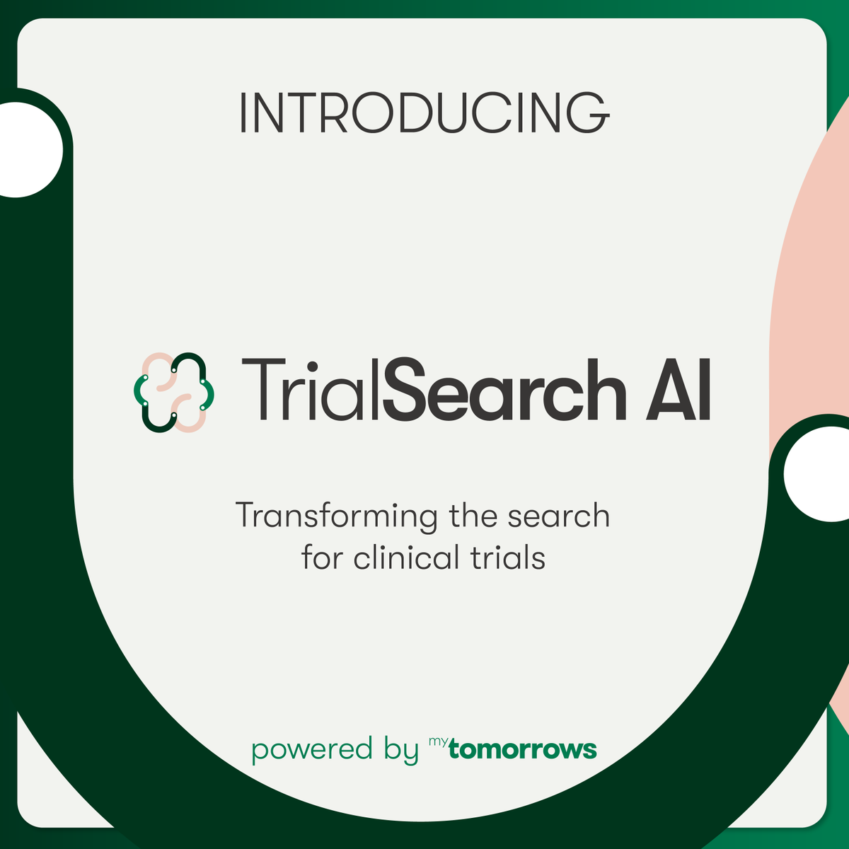 Excited about TrialSearch AI, a new pre-screening clinical trial search tool designed for physicians. Who can now quickly identify potential clinical trials for their patients, saving 90% pre-screening time. Join our beta testing program👉 mytomorro.ws/yrq -#clinicaltrials