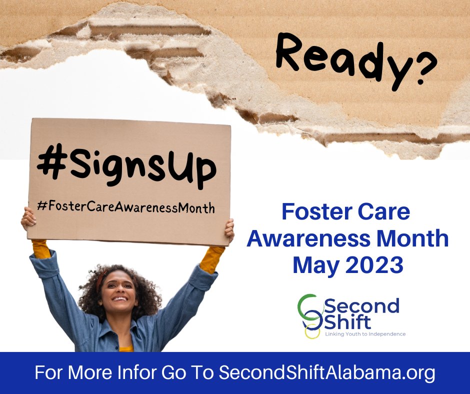 SecondShiftAL's tweet photo. JOIN US!!  Go to https://t.co/DzbMHixRjT to learn more and connect to the sign up sheet. 

#ForThisOne #SignsUpForFosterCare #SignsUP #ShowMeASign #FosterCareAwarenessMonth https://t.co/gGXIRU4HRN