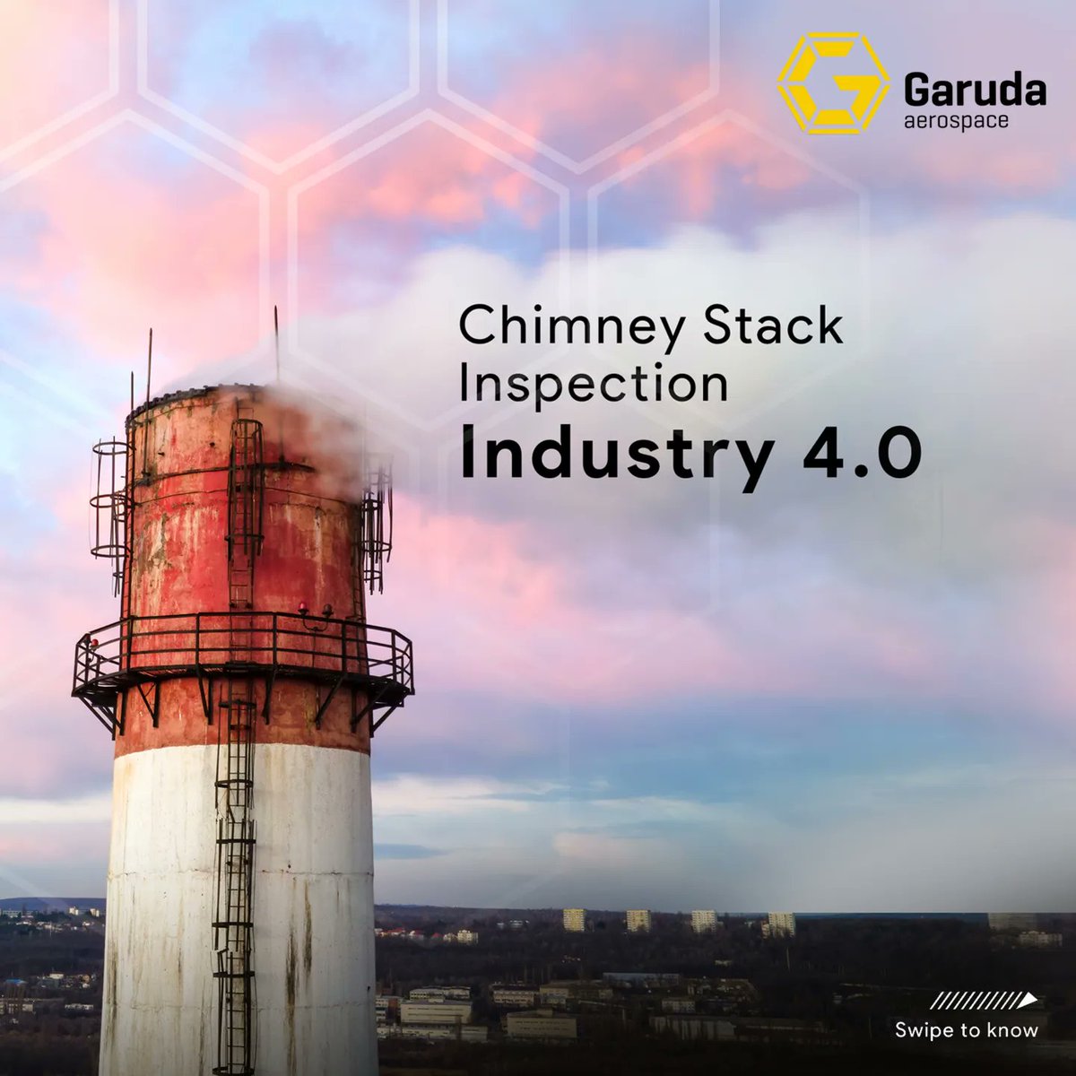 garuda_india's tweet photo. Chimneys and stacks are essential parts of power plants and industrial plants. It's inspections can be arduous, time-consuming, expensive, and disruptive.
Check the thread for the values created with the help of our #GarudaDrones for chimney inspection https://t.co/VkVxKyMh1G