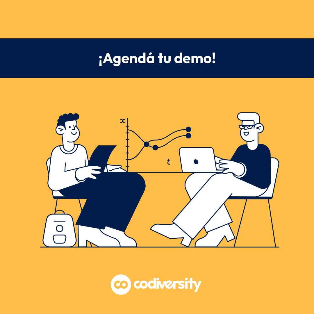 codiversitytech's tweet image. ¿Sabías que ya podés agendar tu demo? 🤩

Ponete en contacto a través de: codiversity.tech/#contacto y realizá tus primeras mediciones con reportes personalizados 🙌 Conocé nuestra plataforma de primera mano y experimentá los beneficios que trae para tus equipos 🥳