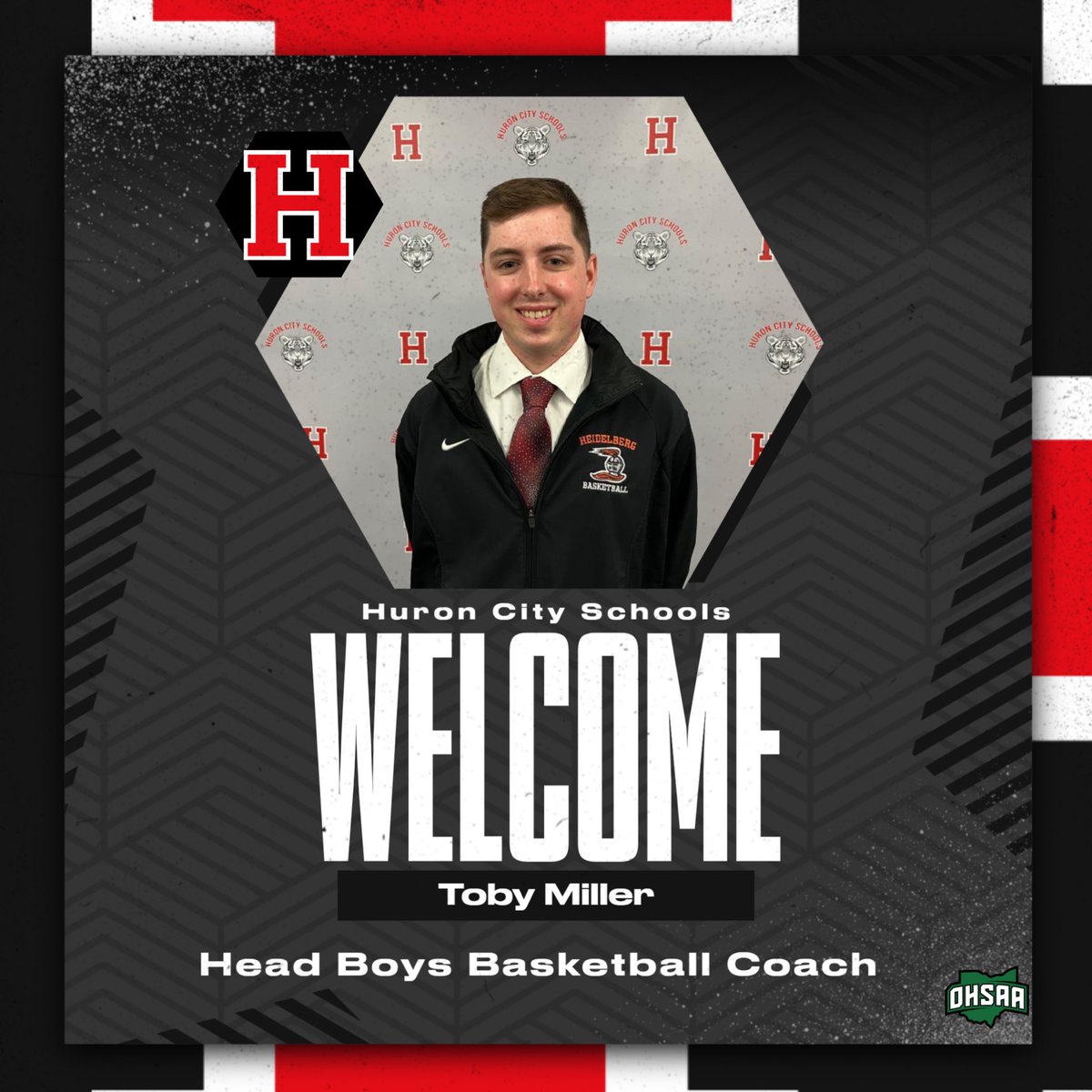 Very excited to welcome Coach Miller to the Huron family

#TigerPride🐅