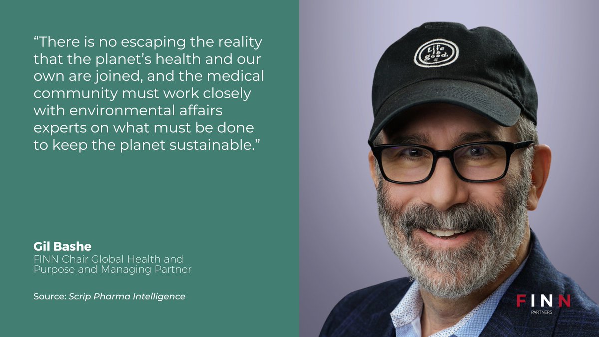 Gil_Bashe's tweet photo. #LifeisGood! A few months ago - well before #EarthDay23 - I spoke with @ScripEleanor at @PharmaScrip on what '23 holds for #biopharma.
#Sustainability and #environment impact every industry sector. #Purpose #socialimpact
Read more (sub required): https://t.co/17FCBvvH2j https://t.co/NRKkHH4dkH