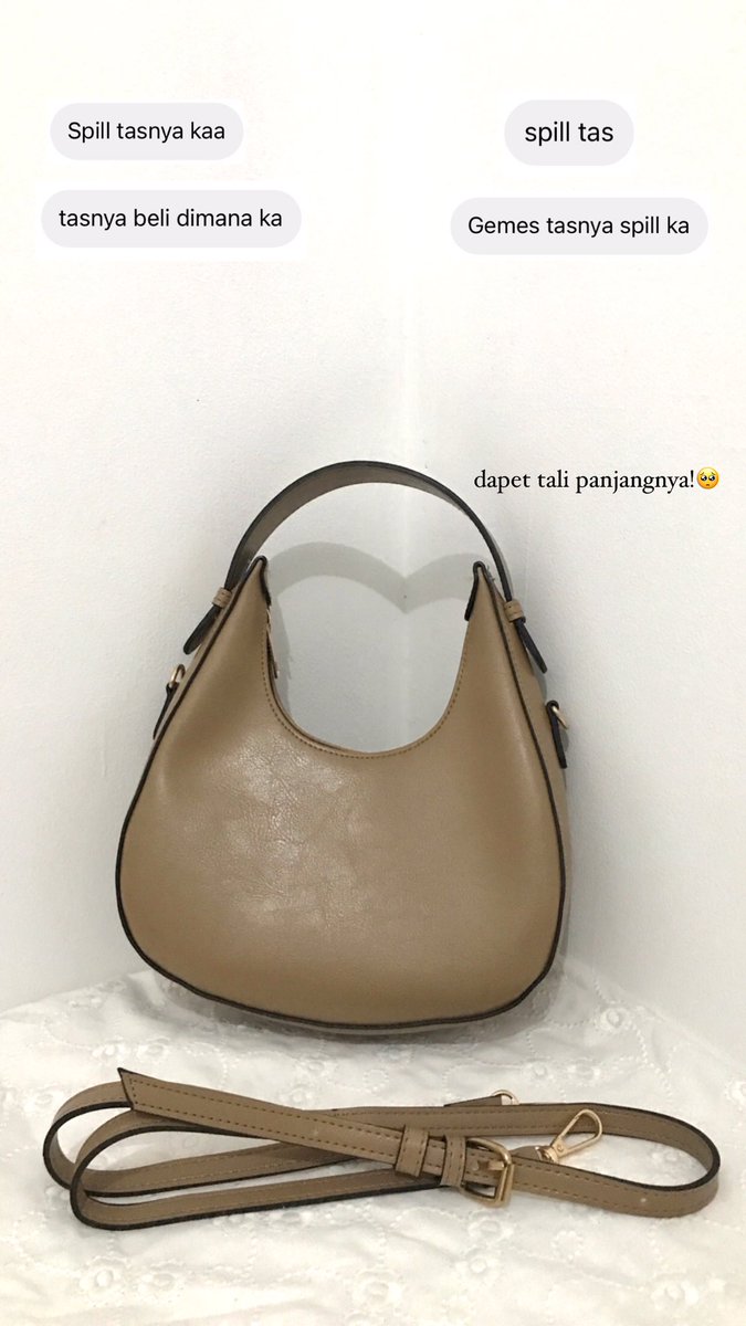 cellaashl's tweet photo. tas kokoh yang ringan🌻
tad warna taupe ini bisa muat banyak barang tp ga kerasa berat, dikasih tali panjang juga jadi bisa dijadiin slingbag. 80an aja!
taupe : https://t.co/j73LwN6Uru
black : https://t.co/q6ZAwQIhgh
brown : https://t.co/lBaGHmMOQe https://t.co/FxI7mfpZfV