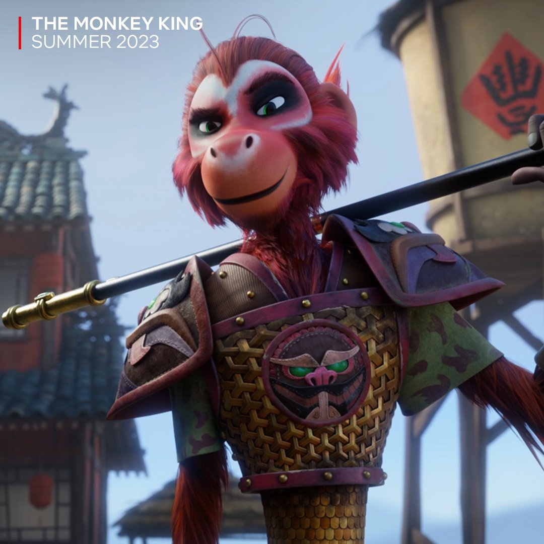 Netflix Geeked on X: Follow a charismatic Monkey and his magical fighting  Stick on an epic quest for victory over 100 demons, an eccentric Dragon  King, and Monkey's greatest foe of all—his