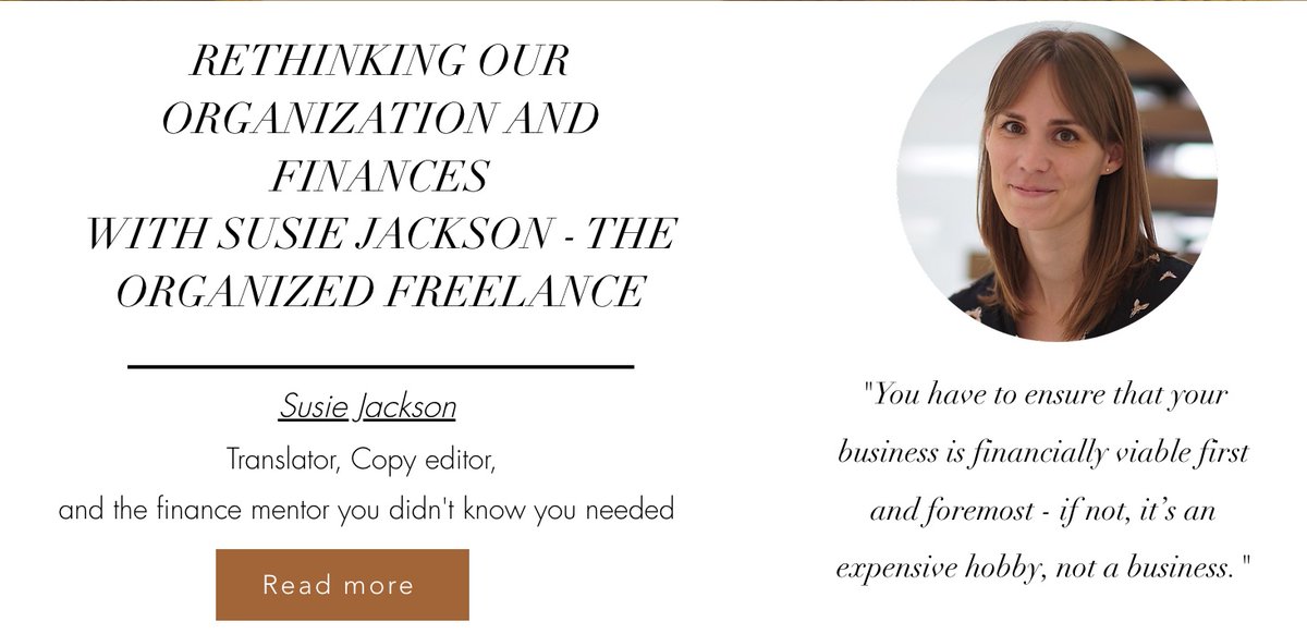 Get your Excels and Accounts ready because... We are beyond excited to present
<a href="/jacksonsusie/">Susie Jackson</a> in the TIBlog! Are you ready to rethink your finances and start your real business? 👀💸theinterpretingbou.wixsite.com/the-interpreti…… . Thank you Susie!