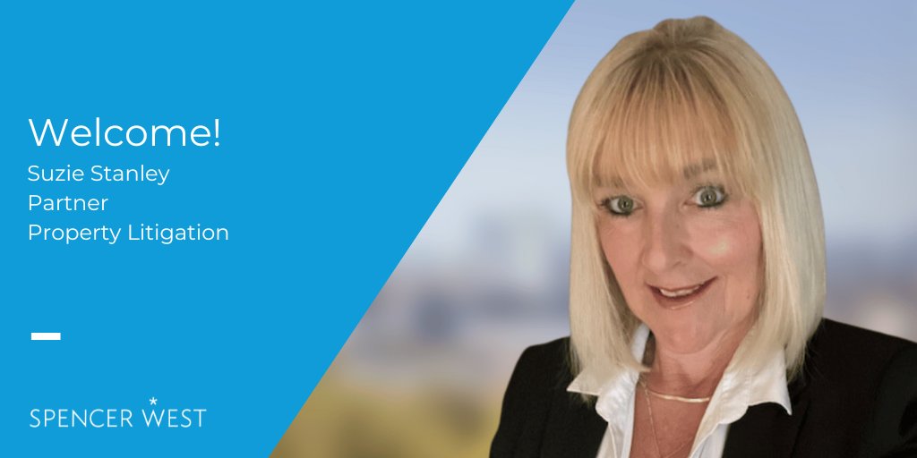SpencerWestUK's tweet photo. We're delighted to welcome new Property Litigation Partner, Suzie Stanley!
Contact suzie.stanley@spencer-west.com or call +44 (0)20 7925 8080. Learn more about Suzie here: https://t.co/q6EC7yFTvs
#PropertyLitigation #PropertyDisputeResolution #LandlordandTenantLitigation https://t.co/5FA9ywfTgx