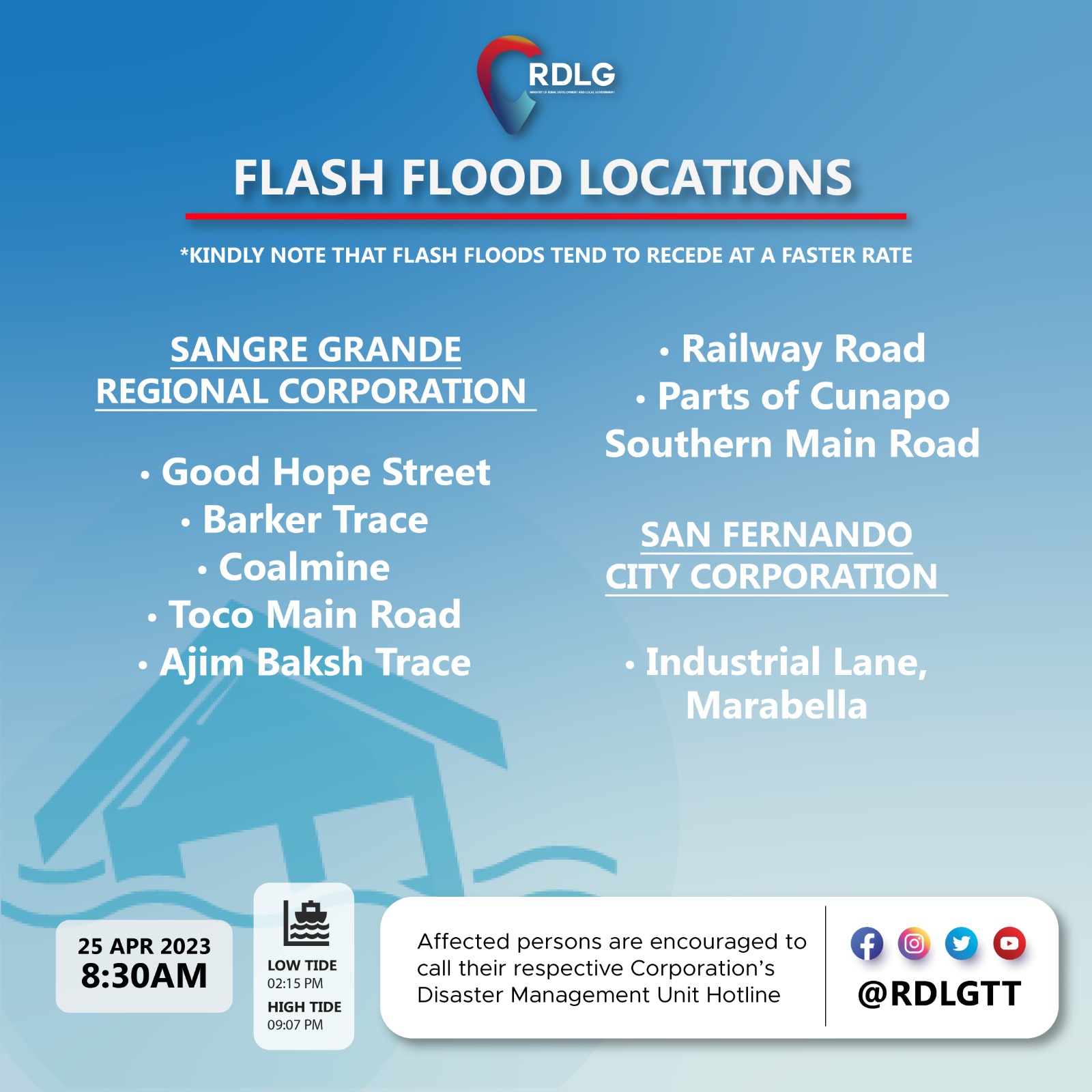 ODPM Trinidad and Tobago on Twitter: "RT @rdlgtt: Flash Flood Report