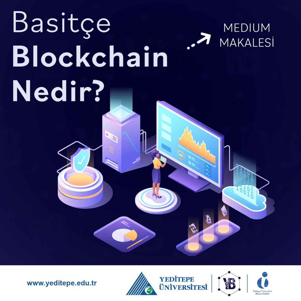 Hey 7tepeblockchain ekibi, blockchain nedir merak ediyorum lütfen basitçe özetler misin? şeklinde gelen mesajlara artık dayanamadık ve Blockchain'i basitçe özetlediğimiz bir makale yazdık! Buradaki (t.ly/VKvt) linke tıklayarak makalemizi okumak için beklemeyin!