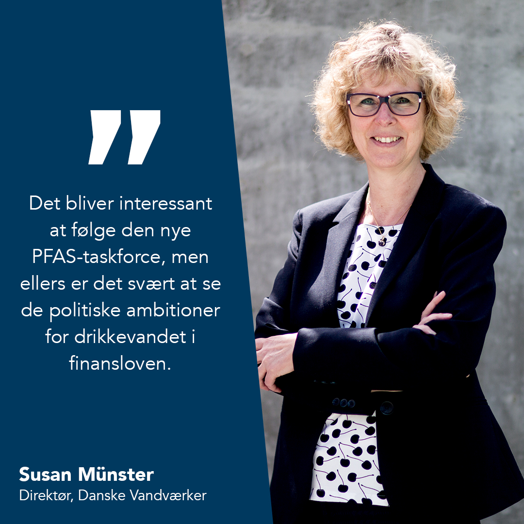 DK_drikkevand's tweet photo. Over to år bliver der afsat 8 millioner kroner til en videnstaskforce om PFAS og 10 millioner til et demonstrationsprojekt til oprensning. Men ellers er det svært at spotte de politiske ambitioner for drikkevandet i finansloven, der blev præsenteret i går.

#dkpol #finanslov https://t.co/kjrfC3rQU5