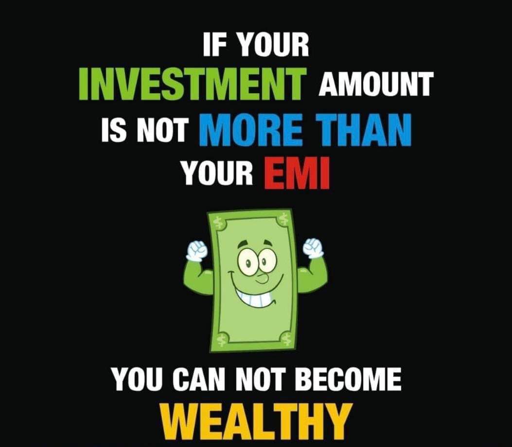 SrikantMatrubai's tweet photo. Two kinds:
1. Loved the job, hence could afford EMI
2. Landed into EMI,forced to love the job
Again 2 kinds:
1. Untied buffalo
2. Tied Buffalo
#AvoidEMI
It takes away almost all ur freedom
SIP is a good EMI.
https://t.co/N6E8wTDuzO
#WealthyHabits
#DontRetireRich https://t.co/ThUMylDRbr