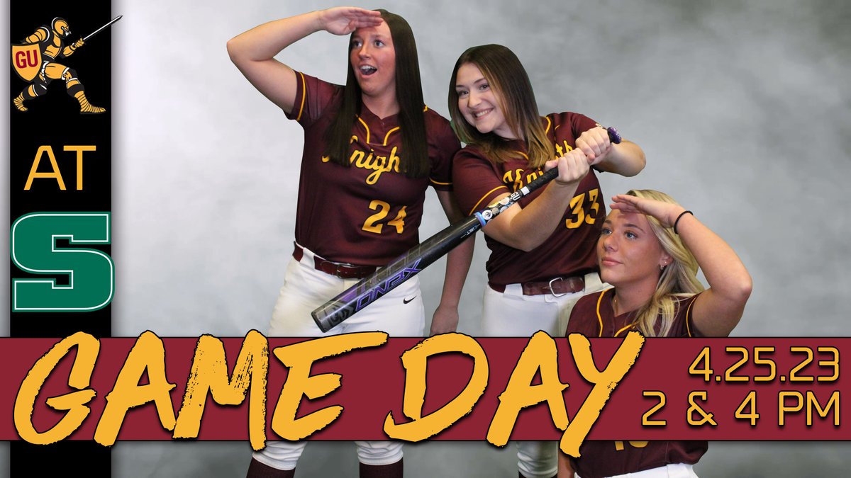 GUKnights's tweet photo. The Gannon softball team is set for a PSAC West doubleheader at Slippery Rock today.
📍 Kasnevich Field | Slippery Rock, Pa.
⏰ Tuesday, 2 p.m.
📊 Stats: https://t.co/j3bhqWmhCh
📺 Watch: https://t.co/e7tjfieba1
📝 Sunday recap: https://t.co/MynrjwSfhO
@GannonU @Gannon_Softball https://t.co/9i2wNRYgFf
