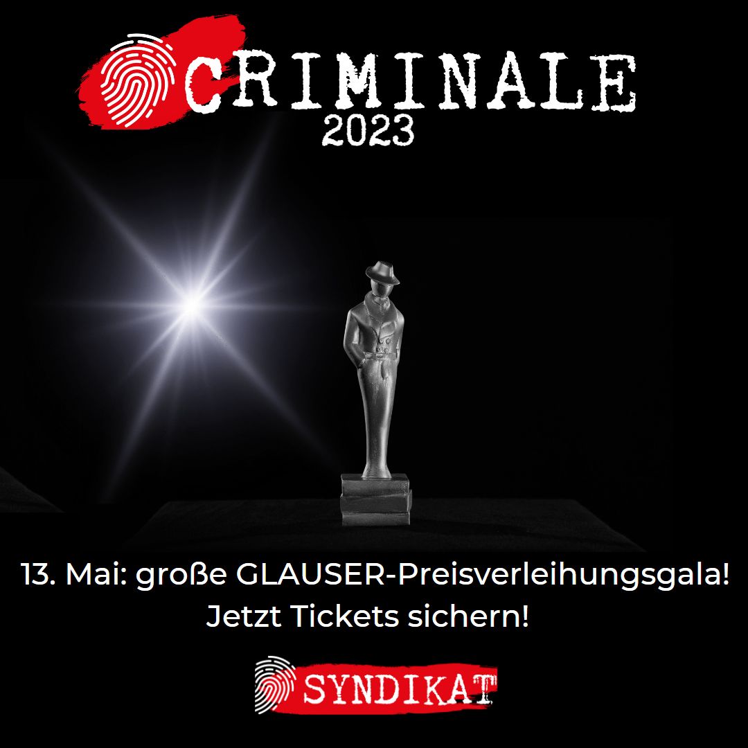 SYNDIKAT_Krimi's tweet photo. Wer erhält die GLAUSER-Trophäen in den fünf Kategorien Roman, Debüt, Kurzkrimi, Kinder- und Jugendkrimi? Das erfahrt ihr bei der festlichen Preisverleihungs-Gala am 13. Mai. Hier gibt es die Tickets: https://t.co/3goivVHnx6
#criminale #syndikat @csdarmstadt https://t.co/XgZHQ0Gw2R