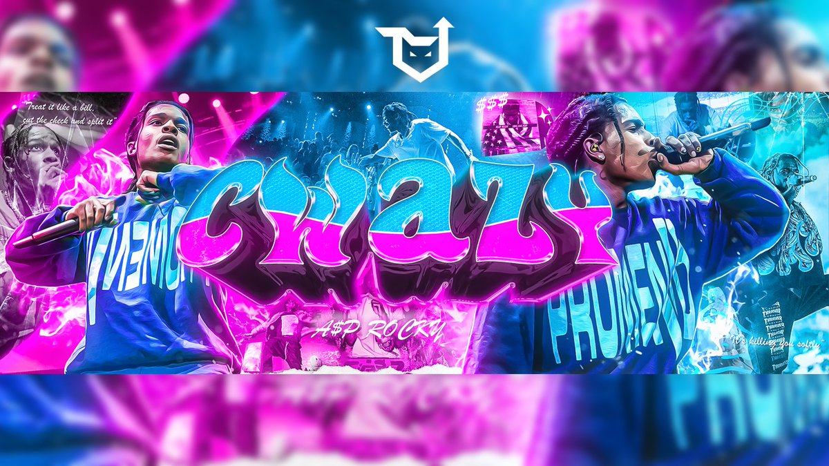 devilsok7's tweet image. Client work for @cwazywtv 
Takes 0:00$ to support
❤️+♻️
 #rapper #banner #header