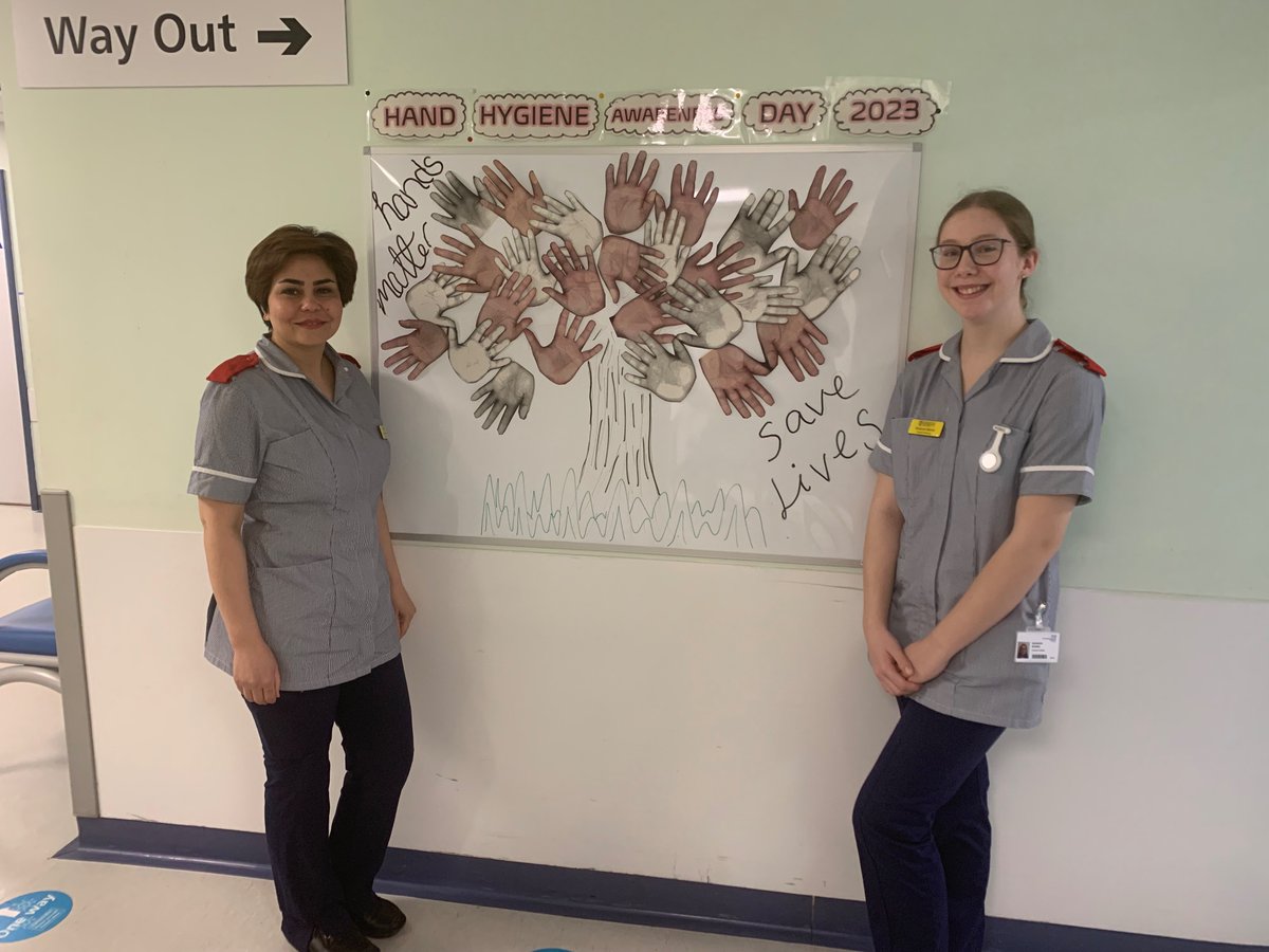 Kelly H (@sisterkhill) on Twitter photo Our fantastic AP Sam and first year nursing students Mary and Shannon have collaborated to make this impactful display in time for Hand Hygiene Awareness Day on 5/5/23🙌🏼🙌🏼 <a href="/UHP_NHS/">University Hospitals Plymouth NHS Trust</a> <a href="/SueSuejohnson7/">sue johnson</a> <a href="/MaryamMoazeni5/">Maryam Moazeni</a> <a href="/PUNC22_shan/">Shannon M</a>
#PUNC22 Our fantastic AP Sam and first year nursing students Mary and Shannon have collaborated to make this impactful display in time for Hand Hygiene Awareness Day on 5/5/23🙌🏼🙌🏼 <a href="/UHP_NHS/">University Hospitals Plymouth NHS Trust</a> <a href="/SueSuejohnson7/">sue johnson</a> <a href="/MaryamMoazeni5/">Maryam Moazeni</a> <a href="/PUNC22_shan/">Shannon M</a>
#PUNC22