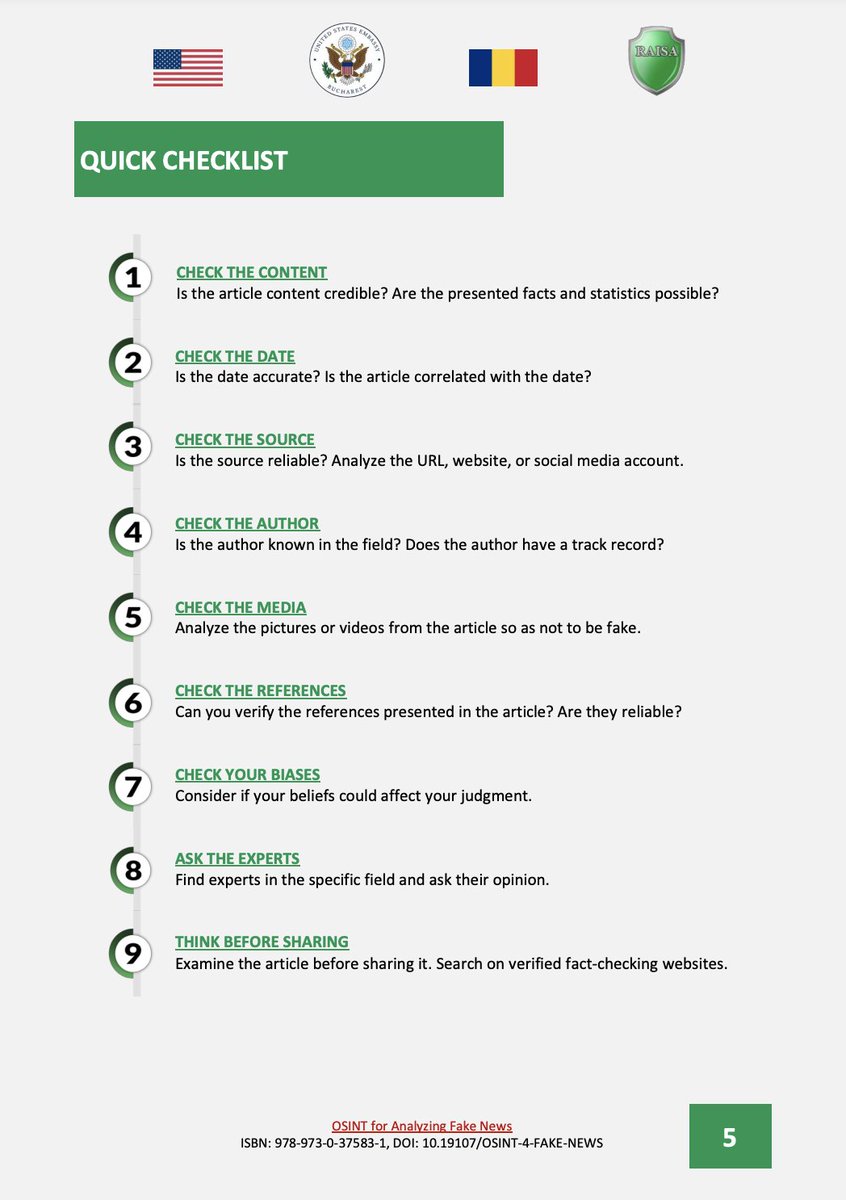 Stay ahead of the fake news game and make informed decisions with this quick checklist.

Share this resource with your network and contribute to building a more credible digital landscape.

#StopFakeNews #VerifyBeforeSharing