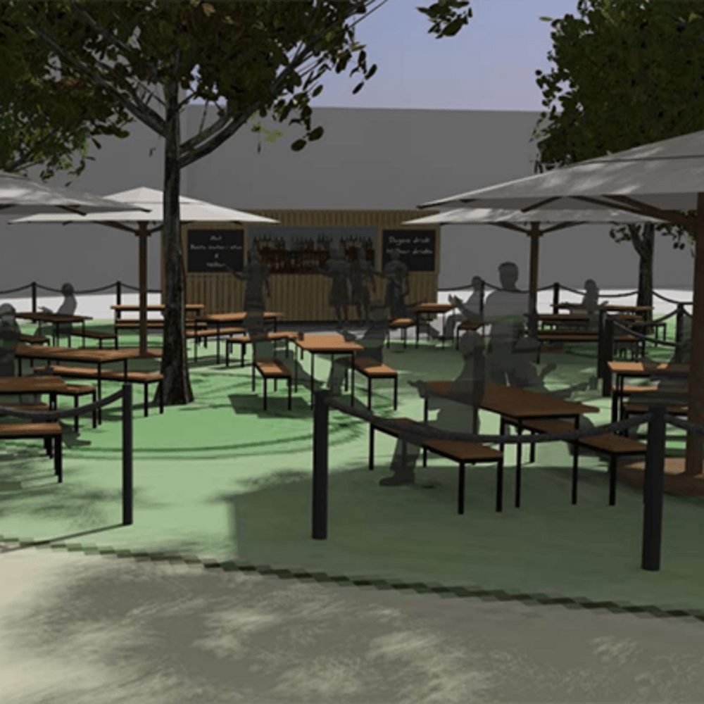 Det blev Restaurang Hållbar som kommer att ges möjlighet att ansöka om att öppna upp en uteservering i kyrkparken i sommar och tre år framåt. mynewsdesk.com/se/skovde_komm…