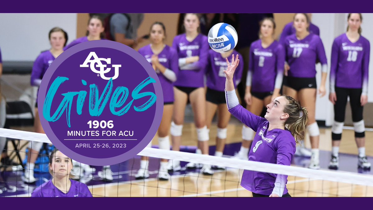 🏐🏐🏐 <a href="/ACU_Volleyball/">ACU Volleyball</a> <a href="/ACUedu/">Abilene Christian University</a>

🔗 link.acu.edu/vb

#ACUGives | #GoWildcats