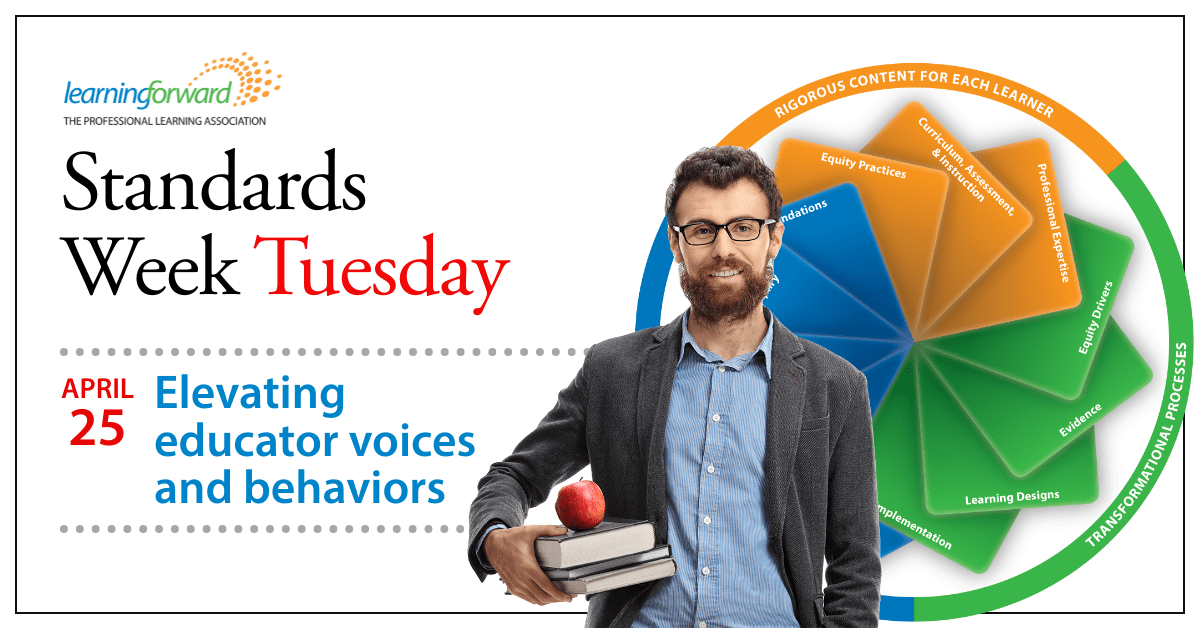 Standards Week 2023 is underway. 

Today @ 3 PM ET, we will showcase a variety of narratives informed by actual events that portray how a standard plays out in a particular learning context &amp; realistically portrays a learning journey over time. 

Tune in: ow.ly/nAR850NRmRv