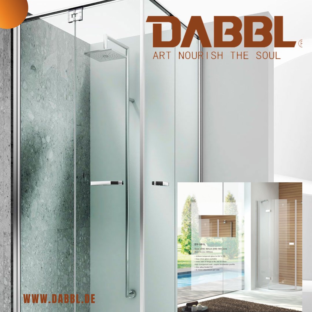 Sleek and Stylish Shower Enclosures for Contemporary Bathrooms✅

visit dabbl.de to see for yourself or email export10@dabbl.de to learn more.

#dabbl #showerroom #showerenclosures #showercubicles #framelessglass #bathroomdecor #bathroom #glass