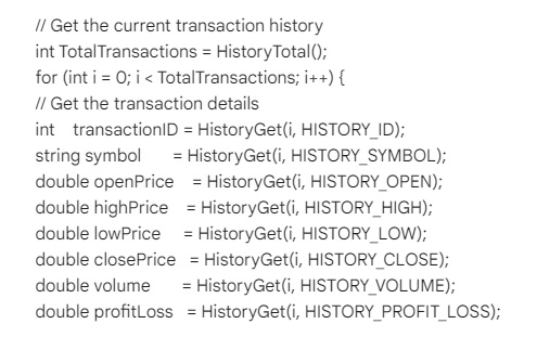 setsuyakukeitai's tweet image. 【悲報】BardもMQLは苦手の模様
HistoryTotal()って初めて聞いたから調べたら古い関数なのね🧐
HistoryGetは調べても出てこなかった…
現場からは以上です🫡
#Bard #MQL4