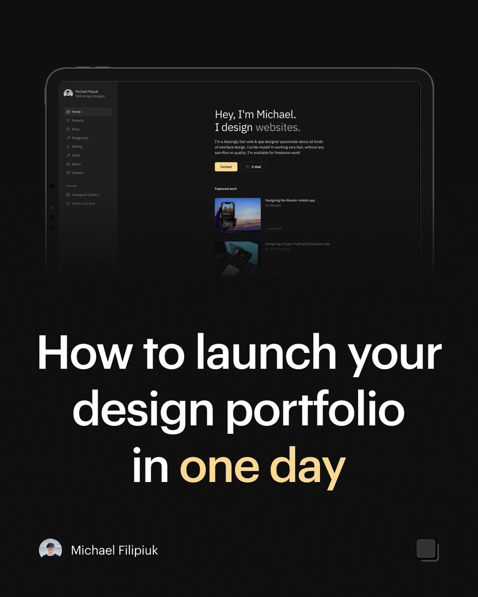 Michael · Design Partner tweet media