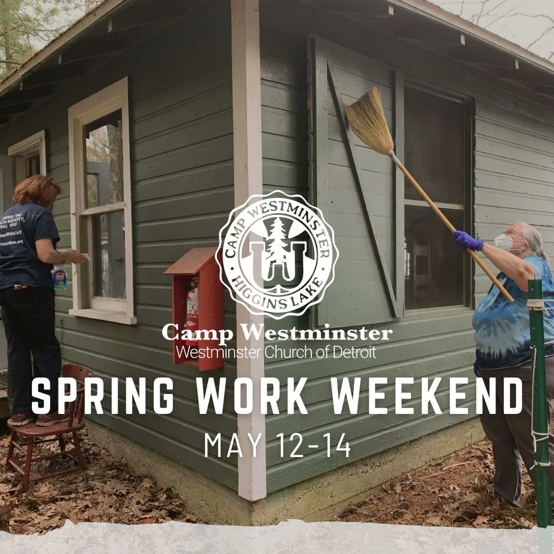 CampWestminster's tweet photo. The Spring Work Weekend is Right Around the Corner (May 12-14), Register Online  https://t.co/qDWhZJs17F https://t.co/BNehW5dXeN