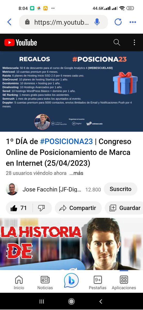 CiroxAPicon's tweet photo. @facchinjose @monchomad @SiteGround_ES gracias por esta excelente Ponencia https://t.co/RzlQ0z13FF estamos en vivo vamos con la segunda ponencia en pleno desarrollo https://t.co/WTy87HFsmg