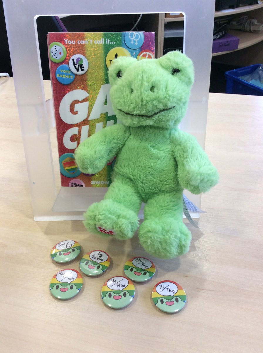 Don’t miss out on the chance to meet Garnish and buy one of our newly designed pronoun badges tomorrow at ‘Show Your Pride’ <a href="/BlackpoolSixth/">Blackpool Sixth</a> starting at 10am in the Reception Foyer. <a href="/TheProudTrust/">The Proud Trust</a> #ShowYourPride #SYP23