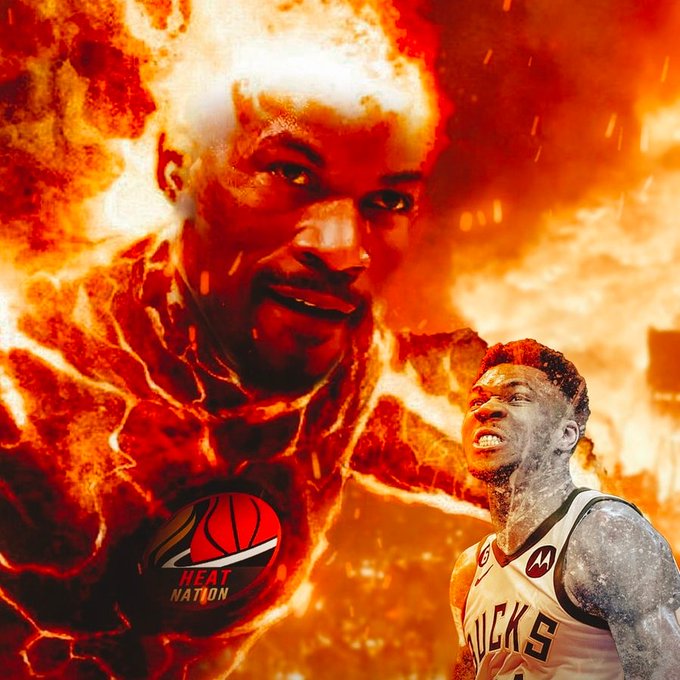 cosmos_SVegas's tweet photo. Jimmy Butler was straight 🔥 in Game 4! 56 points, 9 rebounds, and a franchise playoff record. The Bucks couldn't handle him! 🔥🏀 

#NBAPlayoffs #jimmybutler #PLAYOFFMODE #HEATCulture #HeatWin #HEATTwitter #web3casino #cryptocasino #metamask #sportsbetting https://t.co/JLMyMk9CcD