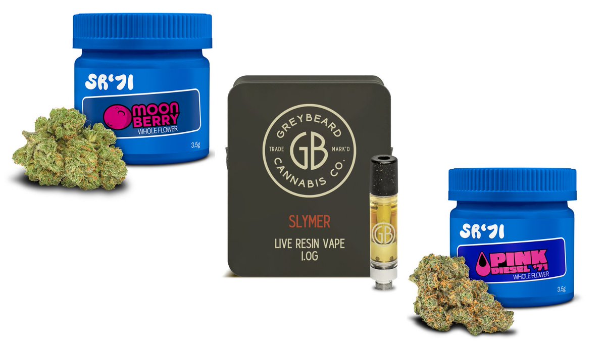 Aurora_MMJ's tweet photo. 🚨New products alert! Spring is in bloom &amp; so is our fresh lineup of products coming soon to https://t.co/m5YDiVOU80 and retail stores across Canada.  @sanrafael71 Pink Diesel, Moon Berry, @GreyBeard710 Slymer Live Resin Vape, &amp; more, oh my! Details here: https://t.co/pIHo23nyES https://t.co/zKtRpJZQxb