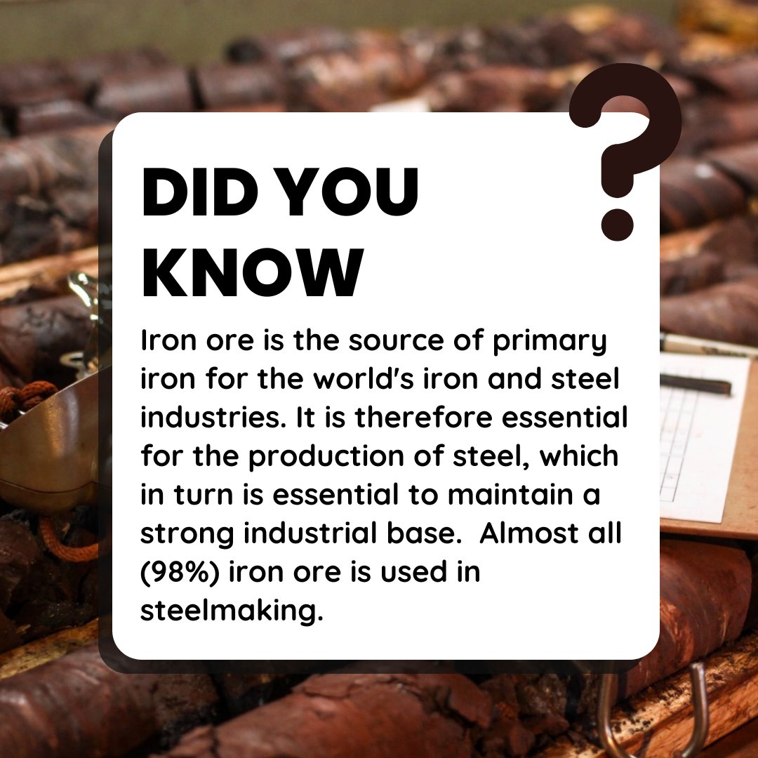 CenturyGlobalC's tweet photo. #DidYouKnow #IronOre #CNT #MiningIndustry #Steel https://t.co/Rg1IEBAUHh