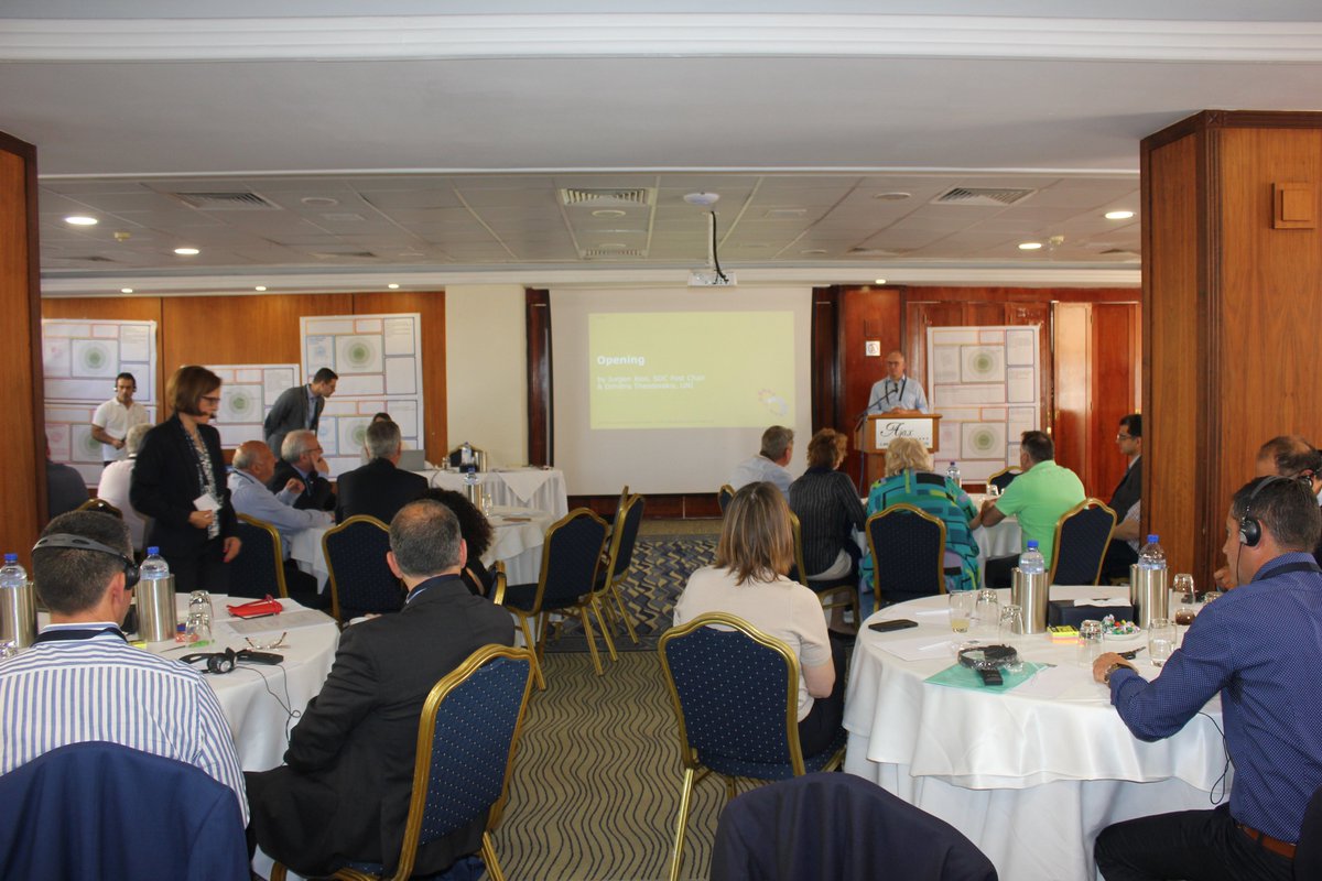TheWorldofWork1's tweet photo. The #SDCProject 4th Physical #Workshop in Limassol, Cyprus began with a warm welcome and introduction from #JurgenJoos, Vice-Chair of Social Affairs Committee (SAC). #welcomeaddress @SzebenyB @Elenafrz @JPForceville @AScribellito @margakis @EU_Commission @EU_Social @PostEurop https://t.co/wFIH9FYROY