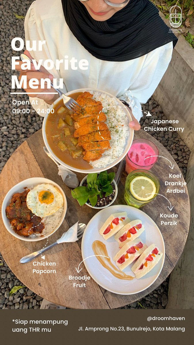 Ahoy Matroos !!
Masih suasana lebaran dan bermacet ria,rehat sejenak deh dan pergunakan uang THR mu sebaik mungkin yaa 😁
Yuk mariiiii 😁
#cafemalang #infomalang #malangkuliner #kulinermalang #kabarmalang #mahasiswamalang #kopianmalang
<a href="/mahasiswamlg/">Mahasiswa ½ Malang</a> <a href="/yusufgunawan/">Yusuf Gunawan</a> <a href="/ipoksamidub/">IPOK SAM IDUB</a>