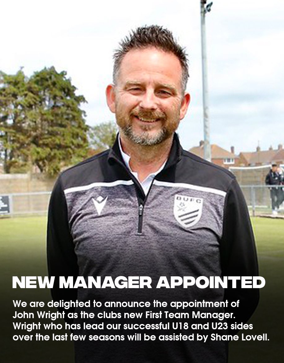 Bexhill_United's tweet photo. 𝗡𝗘𝗪 𝗠𝗔𝗡𝗔𝗚𝗘𝗥 𝗔𝗣𝗣𝗢𝗜𝗡𝗧𝗘𝗗 | 📝

We are delighted to announce the appointment of John Wright as the clubs new First Team Manager. 

Full statement | https://t.co/9gPmPCSfMU https://t.co/wC7ojAGvGb