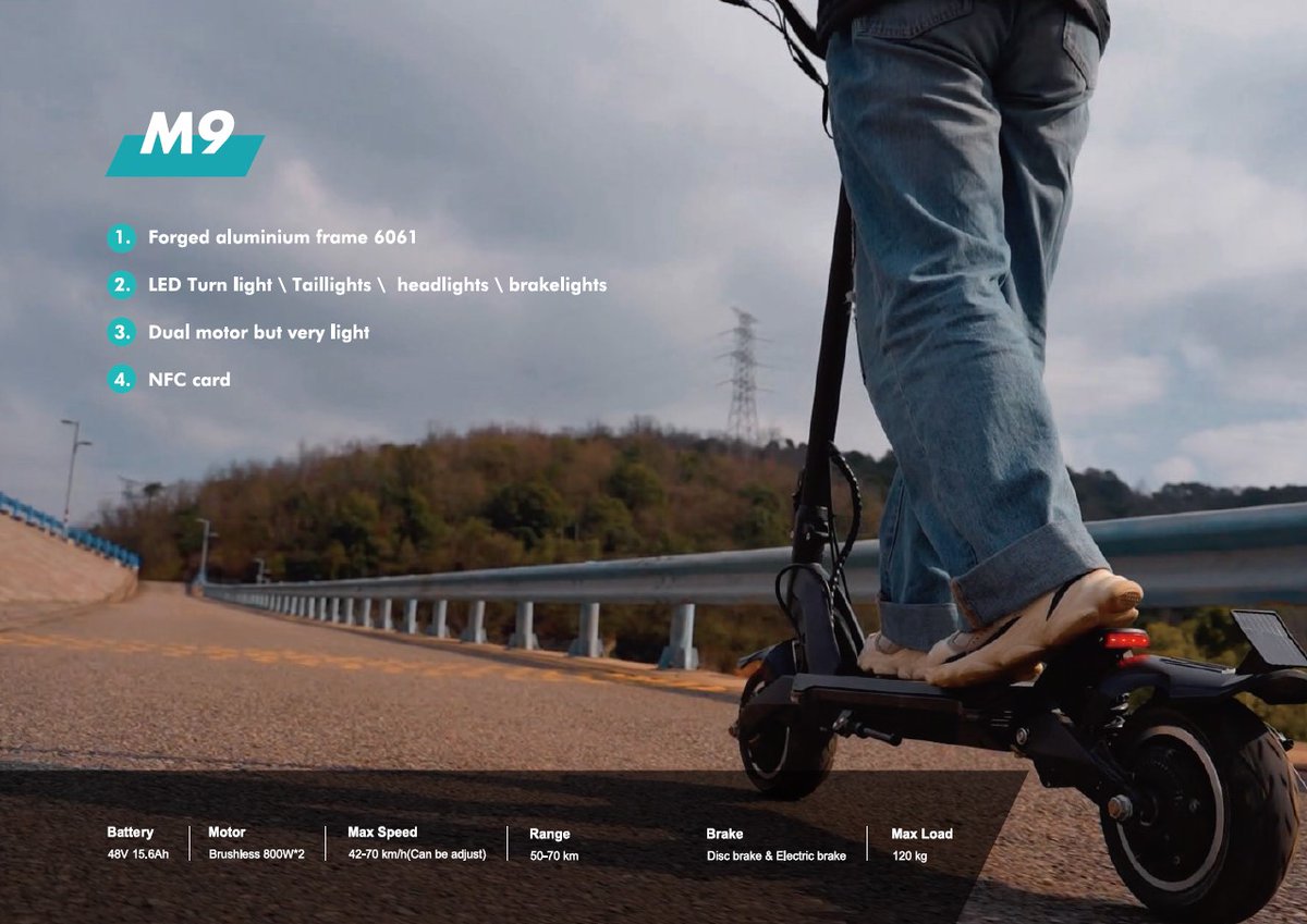 New Okuley R10, 800W front and rear motors, 48V 15.6Ah battery, front/rear suspension with shock absorbers and coil springs, disc brakes, 8.5 inch wheels, IPX4 waterproof.🛴
👇Pre-order click👇
alibaba.com/product-detail…
#electricscooter #electricscooters #escooter #Okuleyscooter