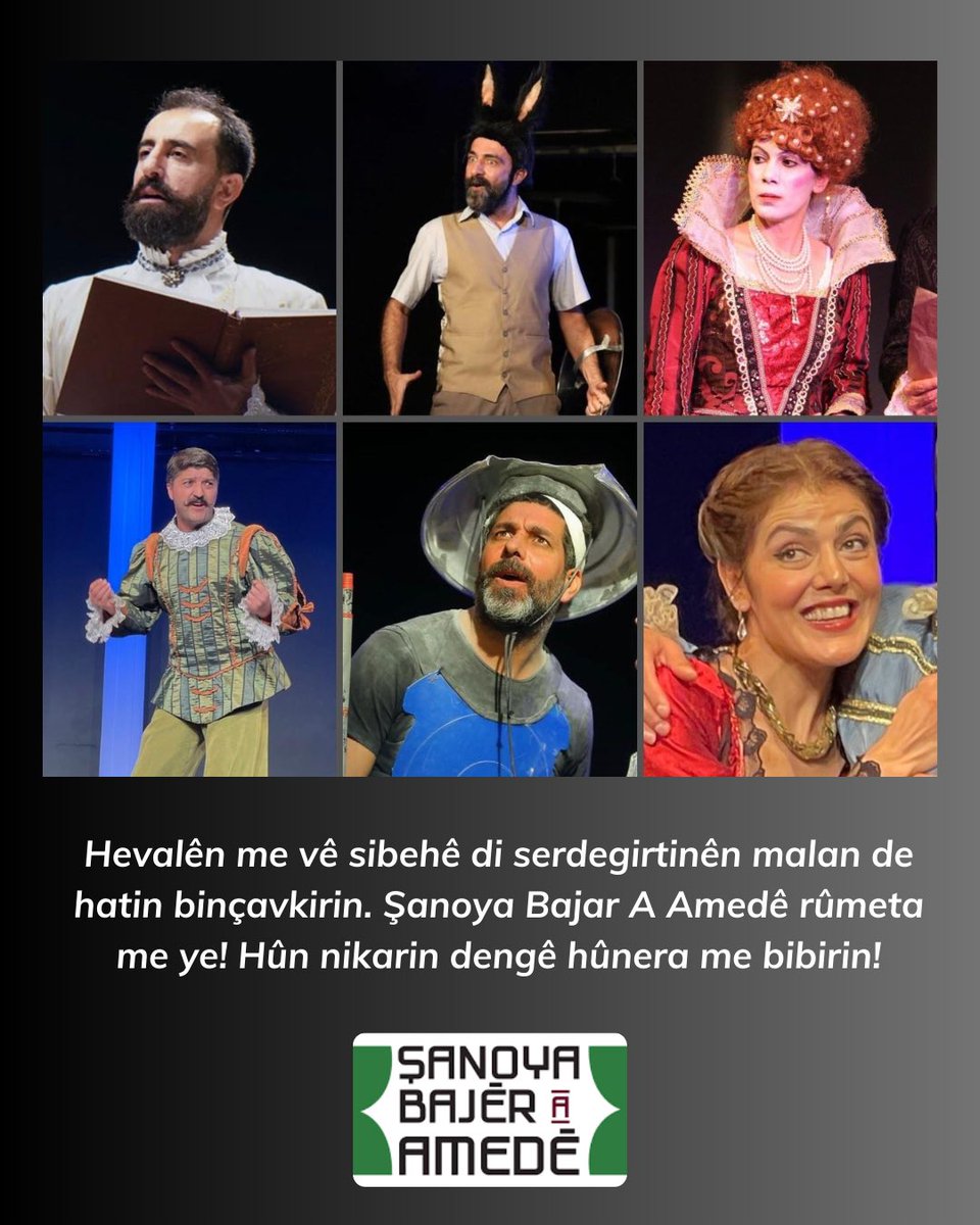 Hevalên me vê sibehê di serdegirtinên malan de hatin binçavkirin. Şanoya Bajar A Amedê rûmeta me ye! Hûn nikarin dengê hûnera me bibirin!