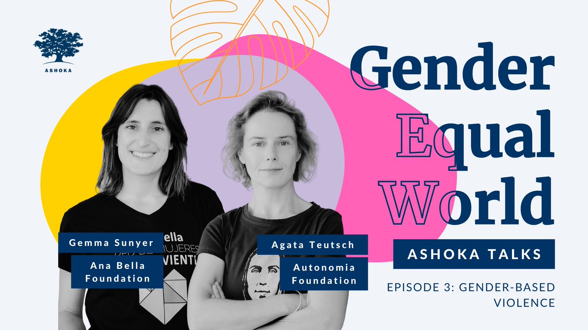 Ashoka (@ashoka) on Twitter photo Tune in and listen to the final episode of our podcast series on gender equal narratives 🔊
Ashoka Fellows Agata Tuetsch (#FundacjaAutonomia) and Gemma Sunyer (<a href="/Fund_Ana_Bella/">Fundación Ana Bella</a>) discuss causes of gender-based violence & preventative measures.
👉🏽 youtu.be/VxVAVlOnzKM Tune in and listen to the final episode of our podcast series on gender equal narratives 🔊
Ashoka Fellows Agata Tuetsch (#FundacjaAutonomia) and Gemma Sunyer (<a href="/Fund_Ana_Bella/">Fundación Ana Bella</a>) discuss causes of gender-based violence & preventative measures.
👉🏽 youtu.be/VxVAVlOnzKM