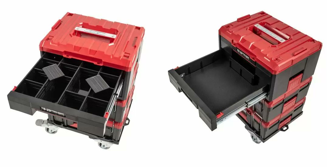 shuter_livinbox's tweet image. 𝟏𝟐𝐋 𝐒𝐓𝐀𝐂𝐊𝐀𝐁𝐋𝐄 𝐓𝐎𝐎𝐋 𝐁𝐎𝐗
Shuter&apos;s newest addition to their stackable toolbox series-TB-2D. With two drawers, offers versatile storage options, including dividers for the first drawer and an EVA pad for the second.
#stackabletoolbox #stackablebox #HeavyDutyToolBox
