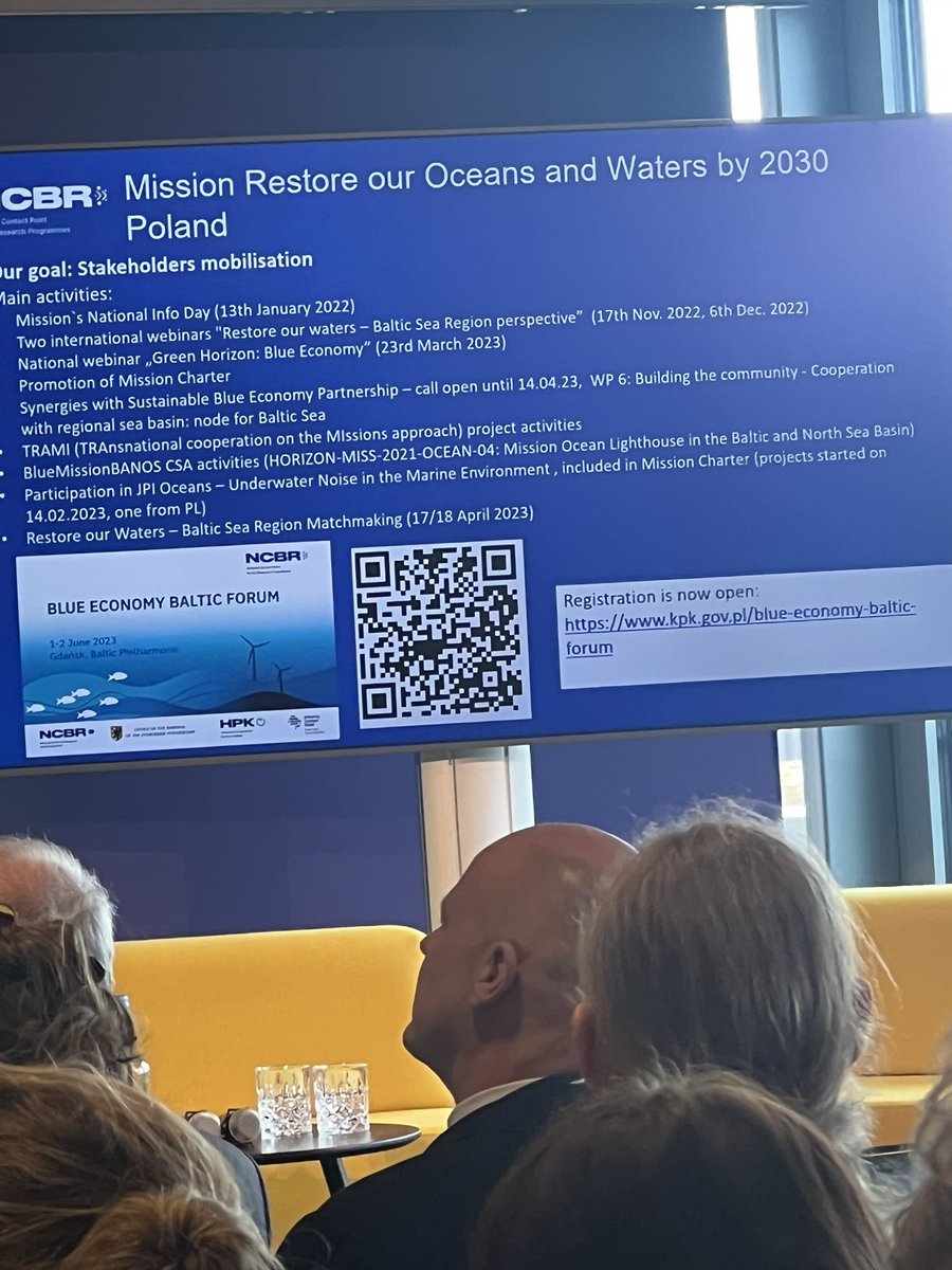 OurMissionOcean's tweet photo. “Our goal is stakeholder mobilisation,” says Magdalena Gogowska, Representative of Poland. 🇵🇱

An impressive list of #MissionOcean Charter actions. 👇

“We are involved with @MissionBANOS &amp; @jpioceans.”

#EUMossions #HorizonEU https://t.co/85rEcDtvlm