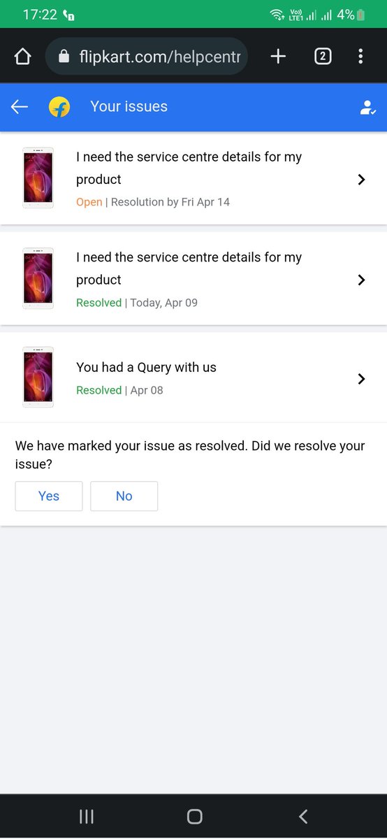 I have given Ample evidence that phone sold to me was a used one... But no one cares... This happened three week ago yet they are not able to trace the where about of the seller.. instead harpoor show....