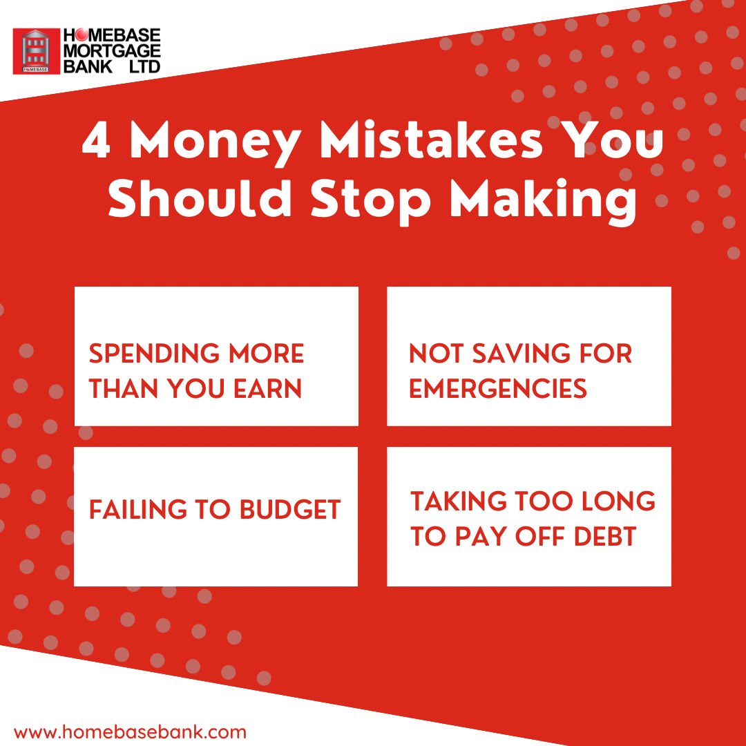 homebase_bank's tweet photo. Break the cycle of financial regret and start building a secure future today - Avoid these money mistakes
#homebasebank
#moneymistake #mortgagebank #mortgagebankinlagos https://t.co/eVWhFubIfX