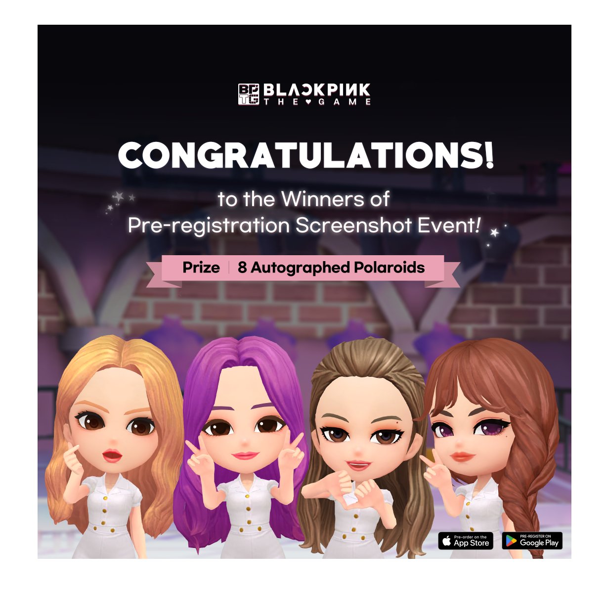BLACKPINK THE GAME on Twitter "📁 BLACKPINK THE GAME └ 🏆 Pre