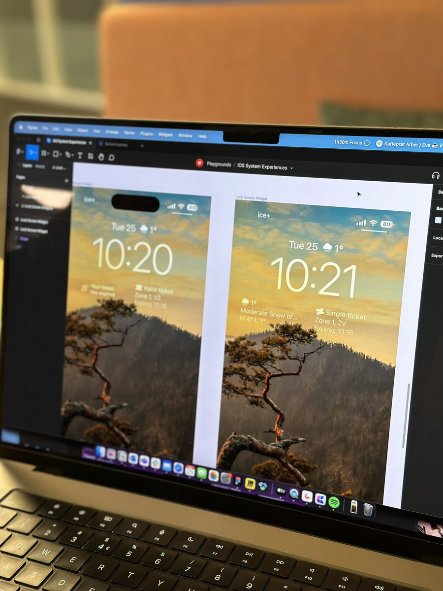 Geeking this morning with <a href="/dvoretskyi/">Sasha</a> on <a href="/Ruter/">Ruter</a>’s Lock Screen widget. What would you like it to display? Would you even want it? 🚌📱