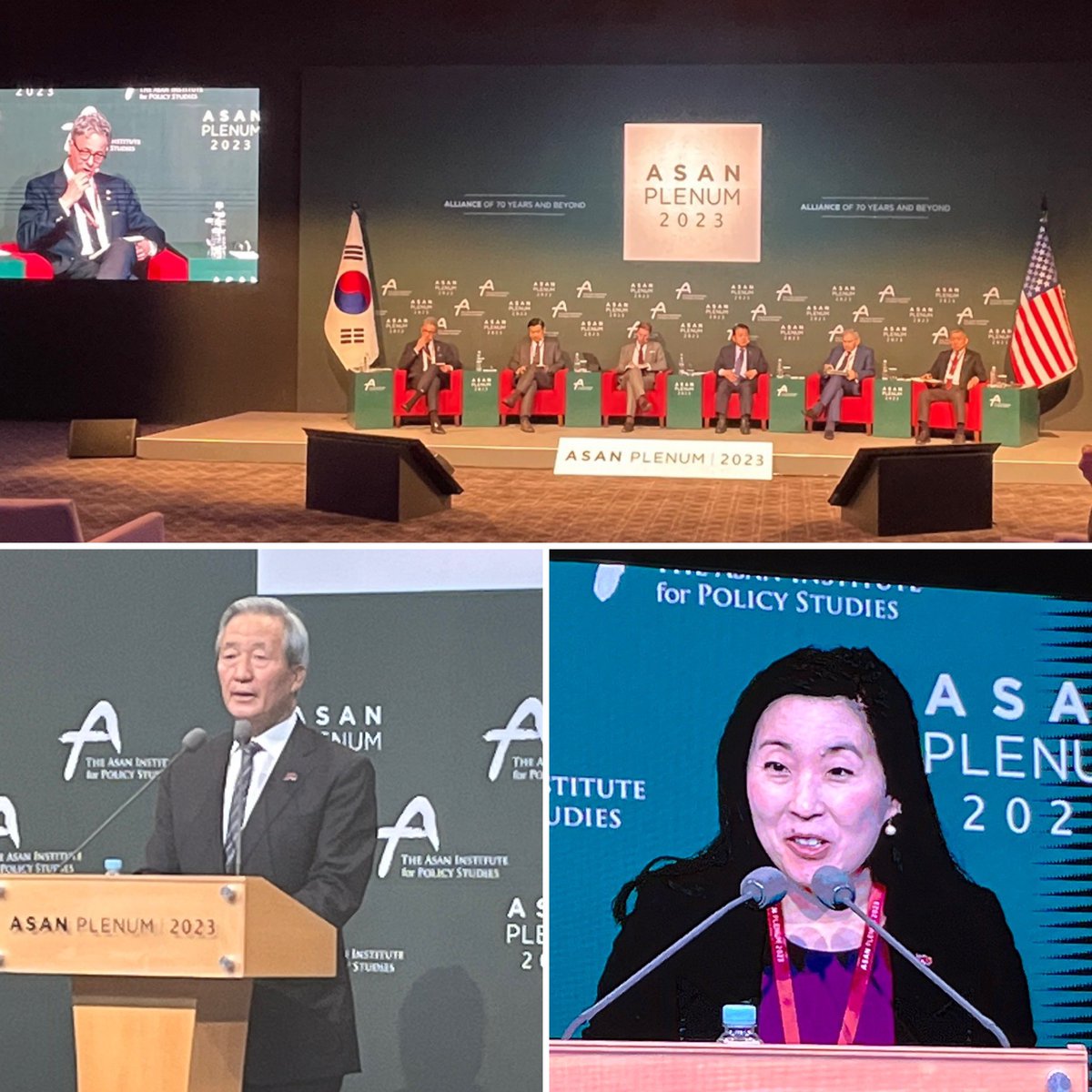 HallgrenJakob's tweet photo. Great to be back in Seoul for highly interesting discussions at the #ASANPlenum on regional and global challenges. Very honored to have moderated the panel on ‘the state of alliances’! @asaninst @UISweden @SwedeninKR https://t.co/VFWQbZvXBa