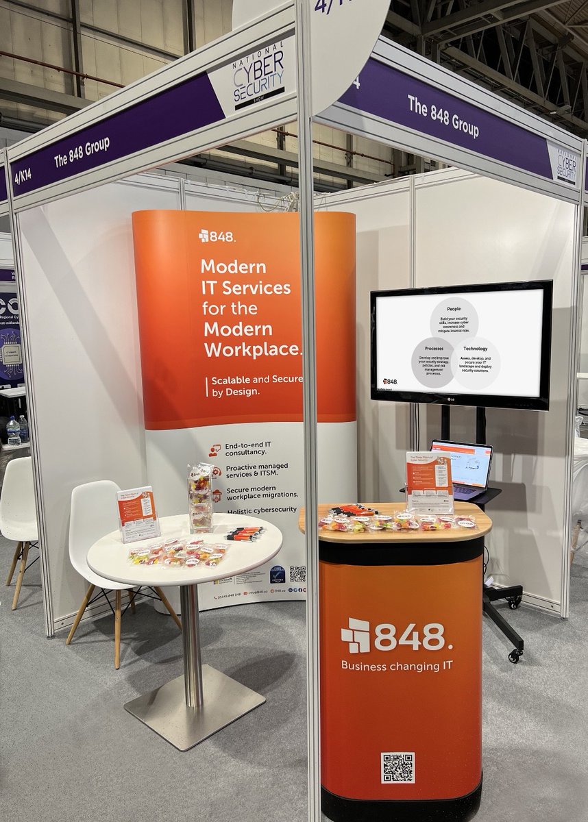 pdc_is's tweet photo. Good luck to our friends at the 848 Group who are exhibiting at the #NationalCyberSecurityShow at the NEC over the next few days!

#NCSS2023 #event #cybersecurity https://t.co/nPLVmTQP09